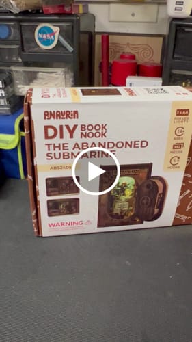 Customer video review of The Abandoned Submarine Book Nook Kit