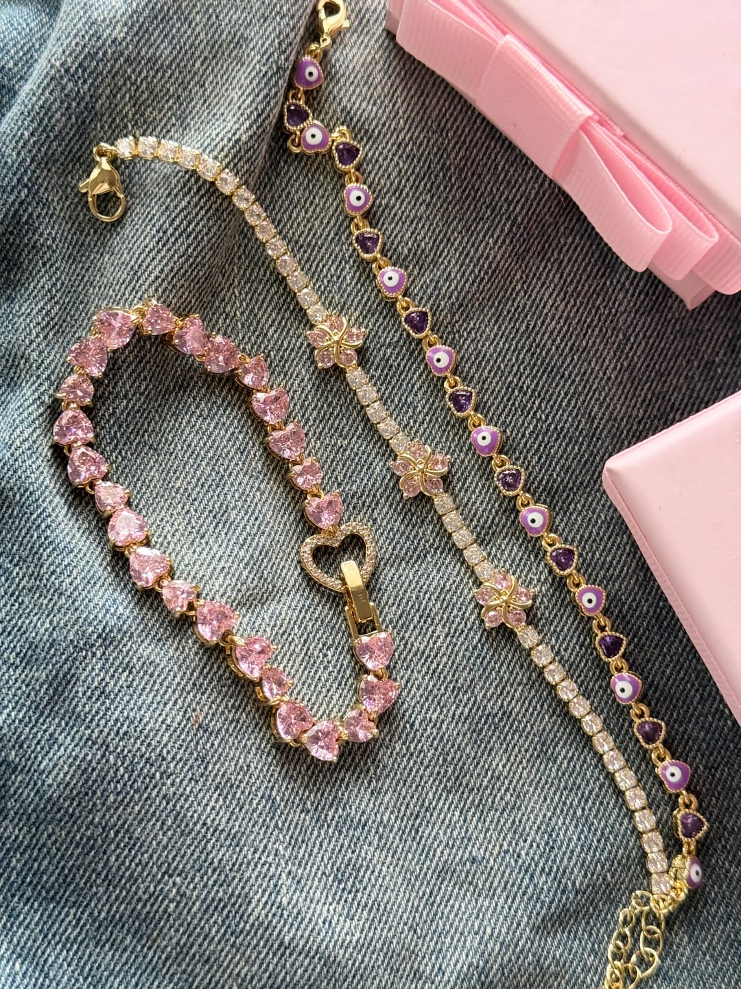 Customer photo review of SO IN LOVE Hearts Bracelet