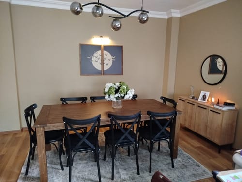 Customer photo review of Ladin Ağacı Ahşap Masa - Masif Ahşap, Doğal ve Modern Yemek Masası