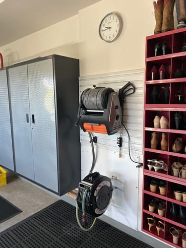 Customer photo review of Grandfalls Retractable Pressure Washer Pro