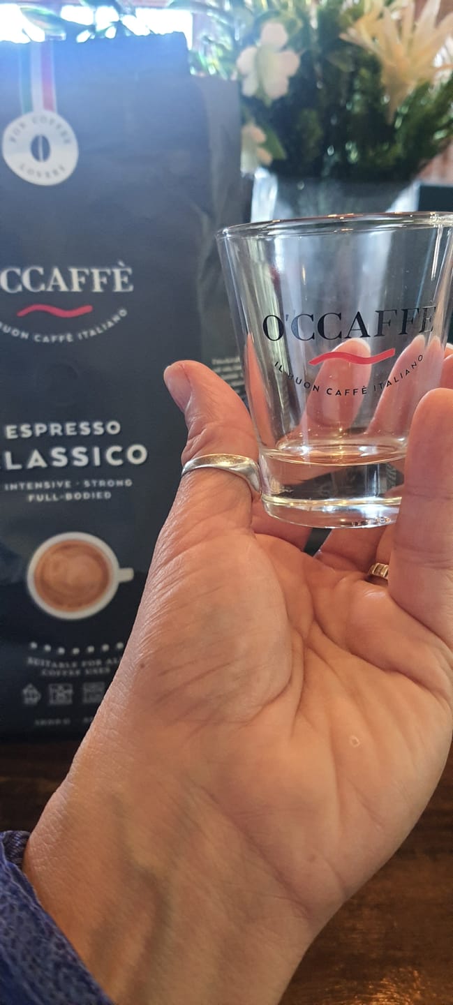 Customer photo review of Occaffe Grano Espresso Classico Intenso 1kg