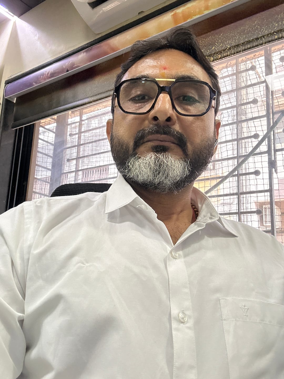 Customer photo review of Magnum - 100% Cotton Chinese Mandarin White Shirt Pack of 2 Combo For Men | Uathayam