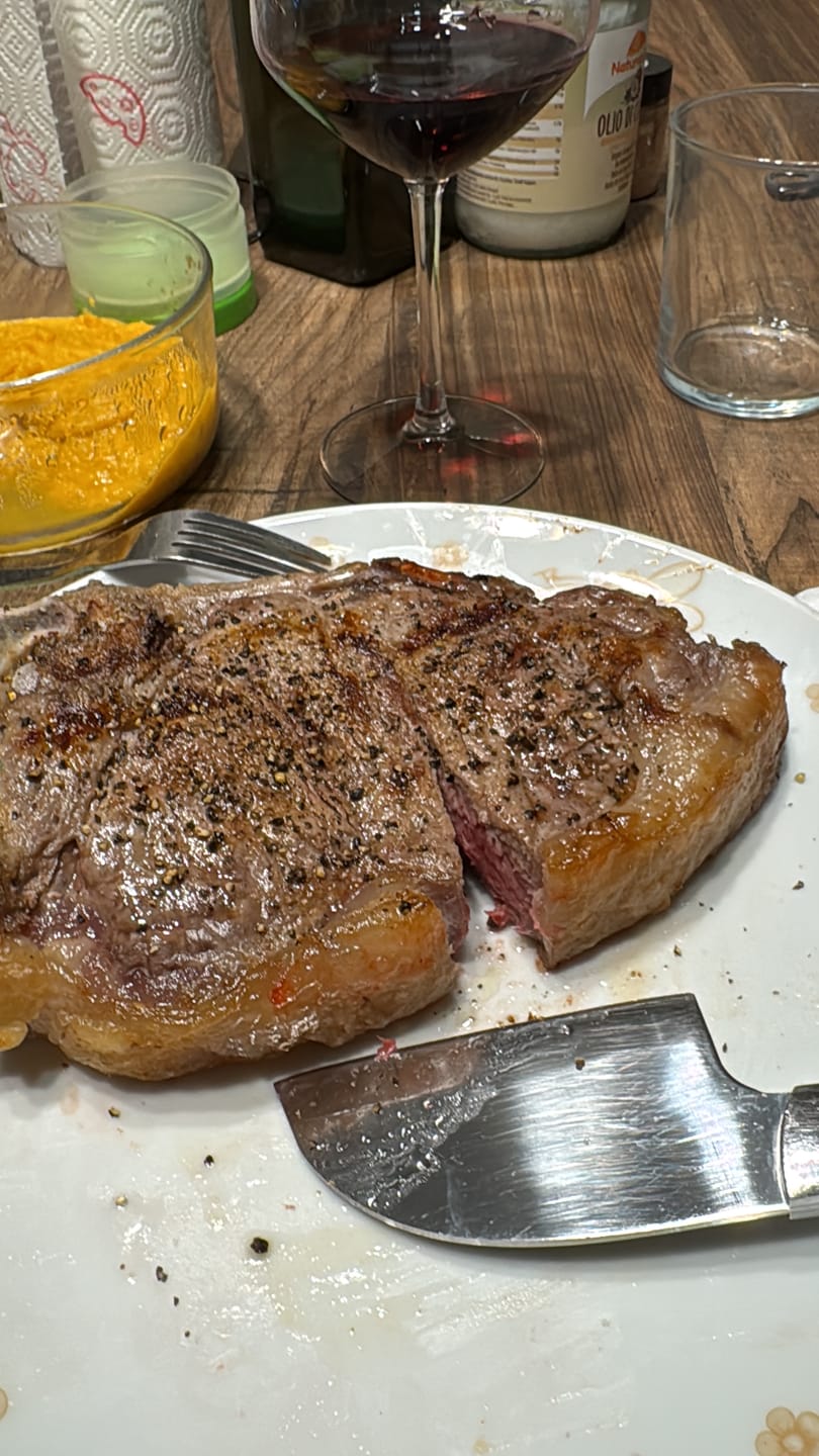 Customer photo review of Costata da 500g di Limousine Grassfed