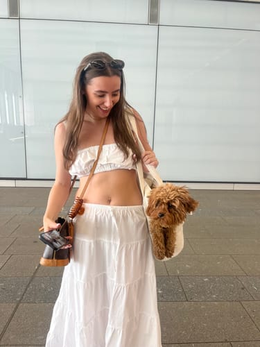 Customer photo review of Marshmallow┃The Bouclé Carrier
