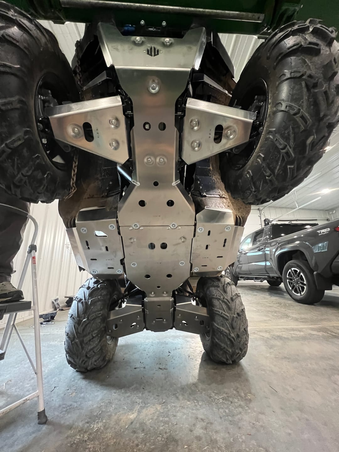 Customer photo review of Full Skid Plate Kit — Kawasaki Brute Force 650/750 (2008+)