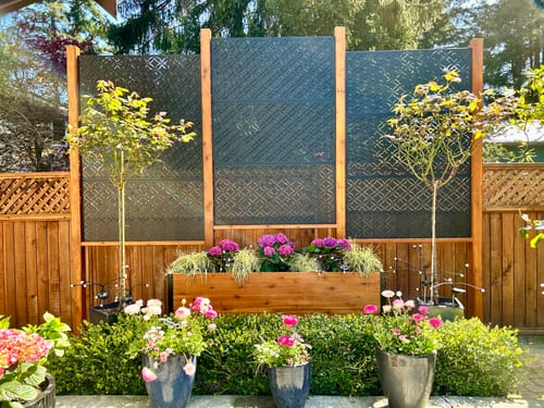 Customer photo review of 18" x 72" Raised Garden Bed - 30" TALL