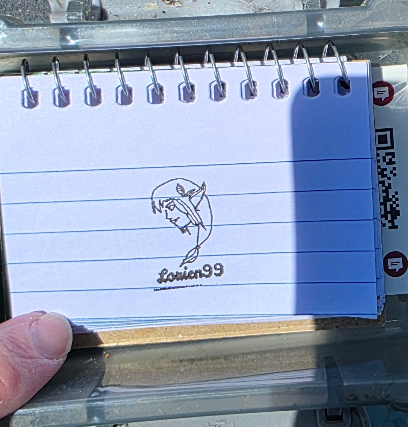 Customer photo review of Self-Inking Stamp