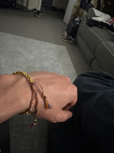 Customer photo review of Tibetan Bracelet of Fortune