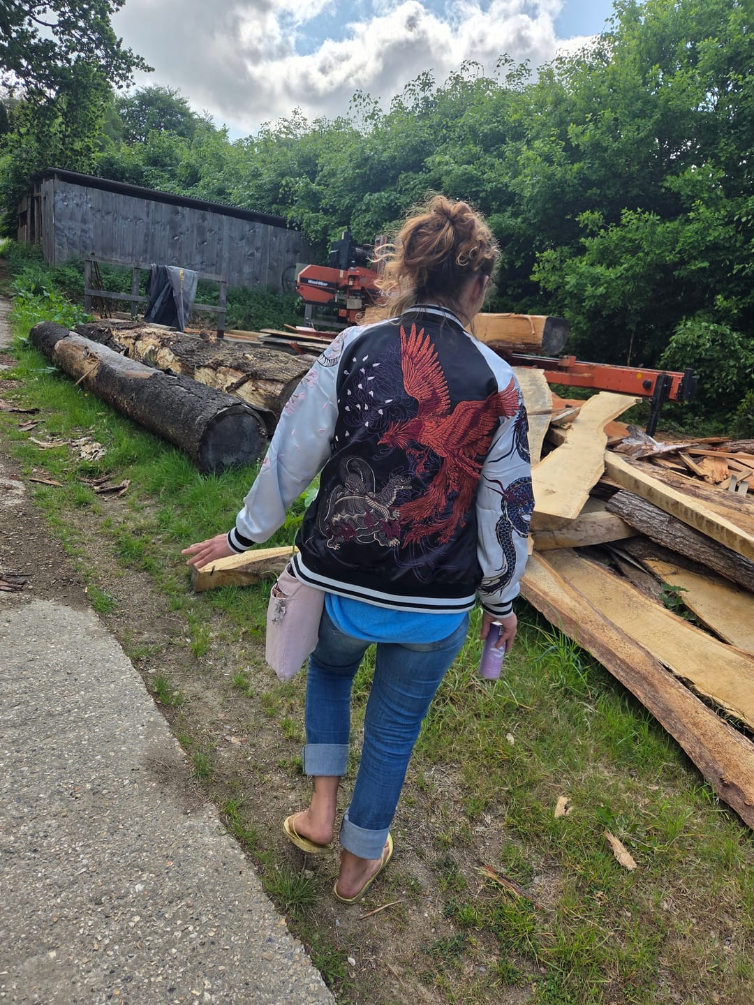 Customer photo review of Four Legendary Creatures Sukajan Souvenir Jacket