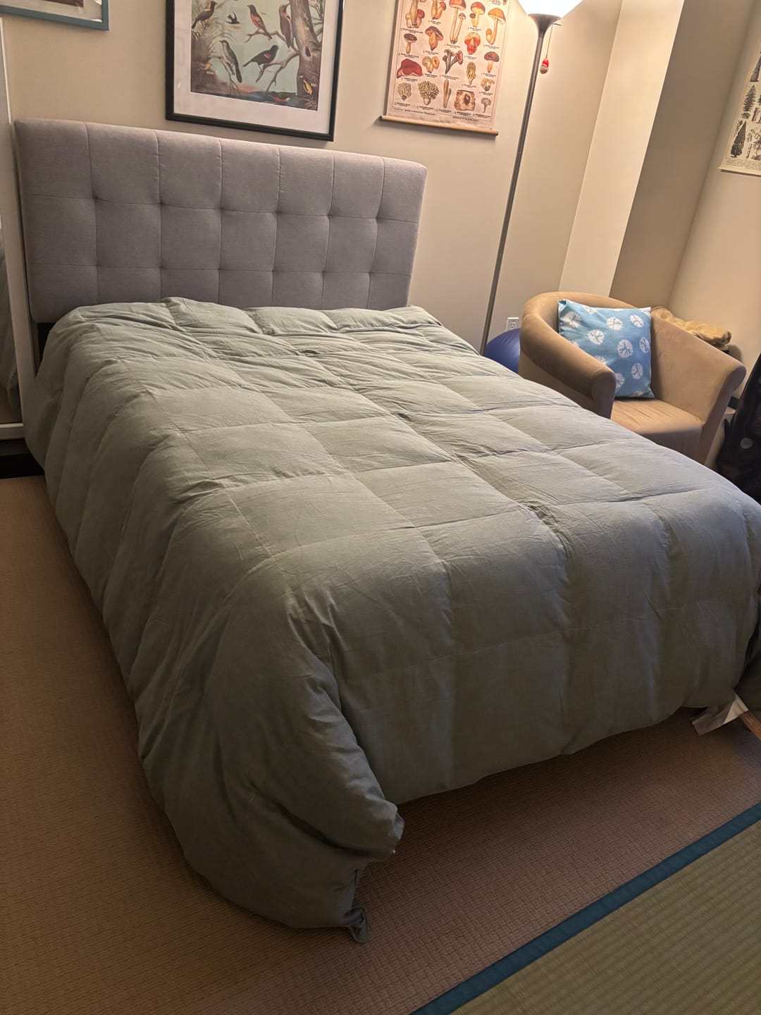 Customer photo review of European Linen Goose Down Filled Comforter