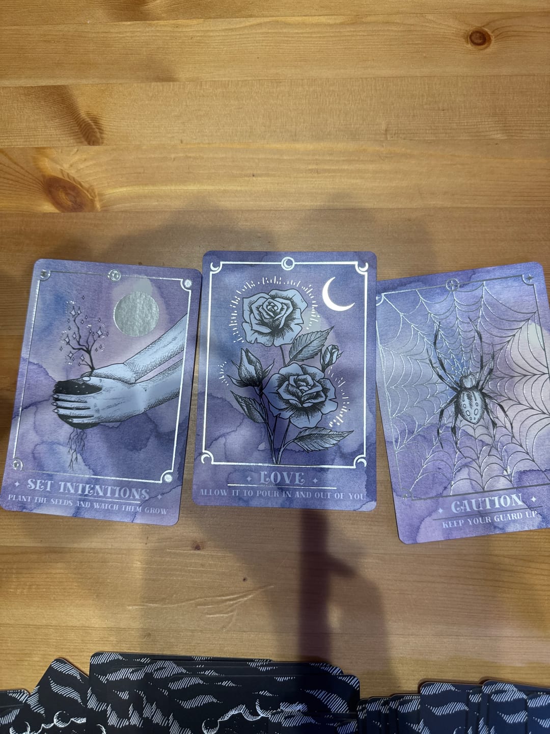 Customer photo review of Cosmic Guidance Oracle Deck