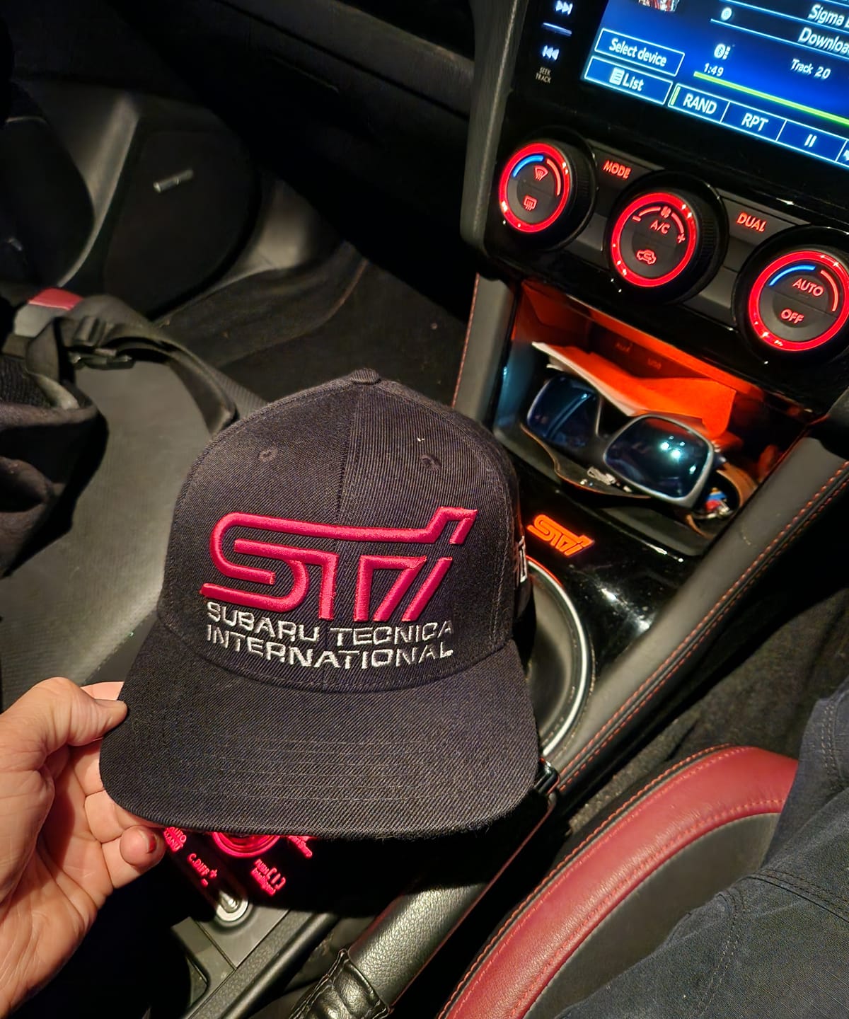 Customer photo review of Subaru WRX STI Flat Brim Cap