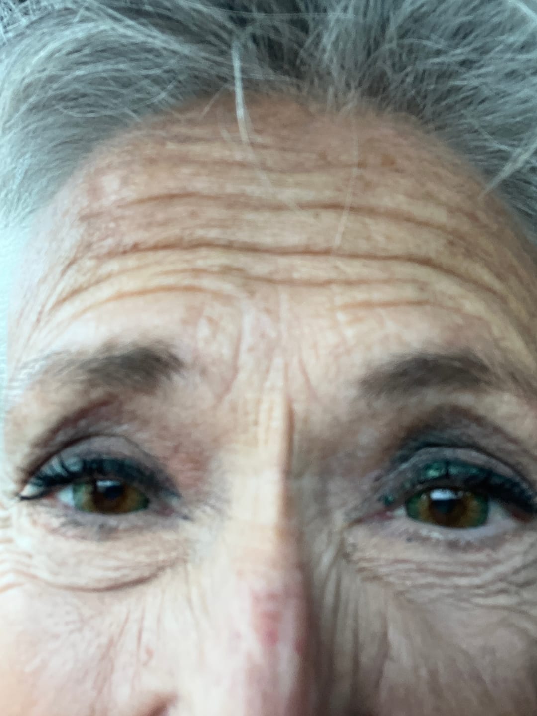 Customer photo review of New 3-Tone Green Prescription Colored Contact Lenses