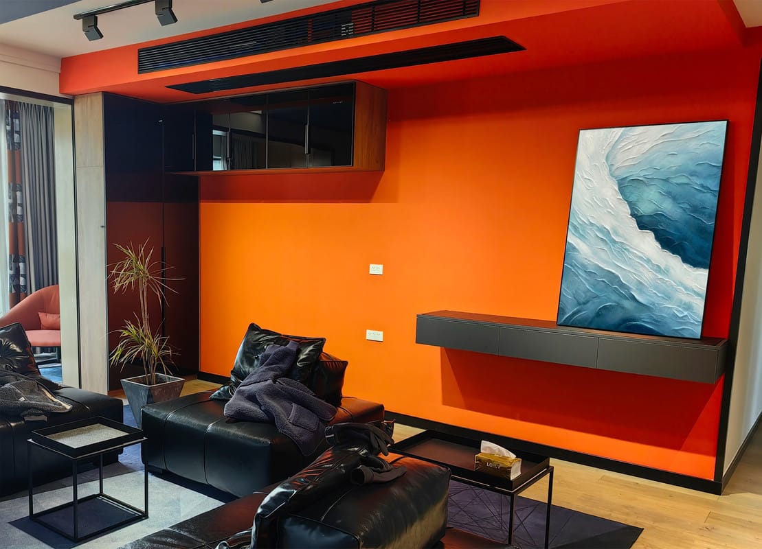 Customer photo review of Ocean Textured Painting Canvas #OP018