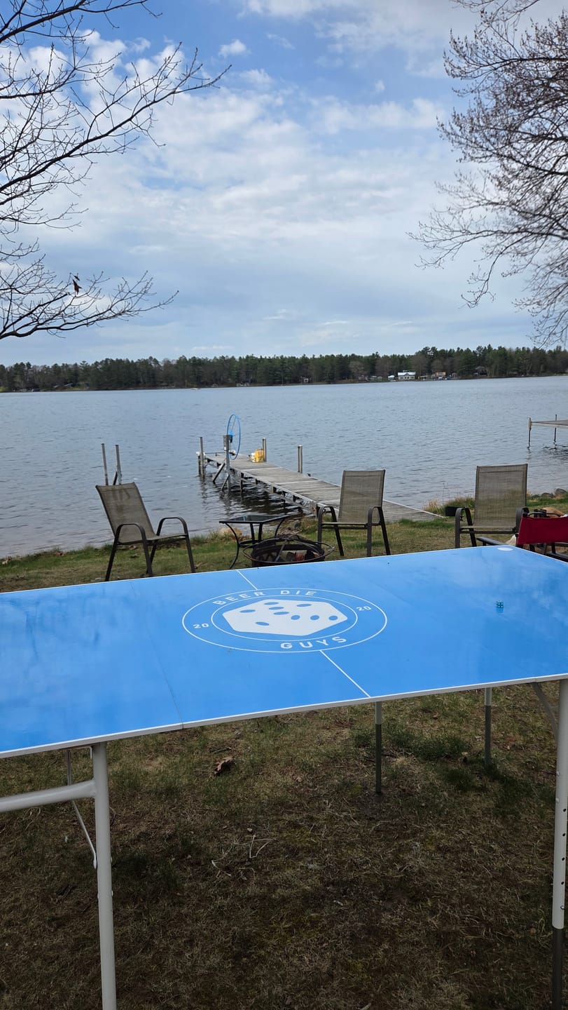 Customer photo review of BDG Portable Beer Die Table