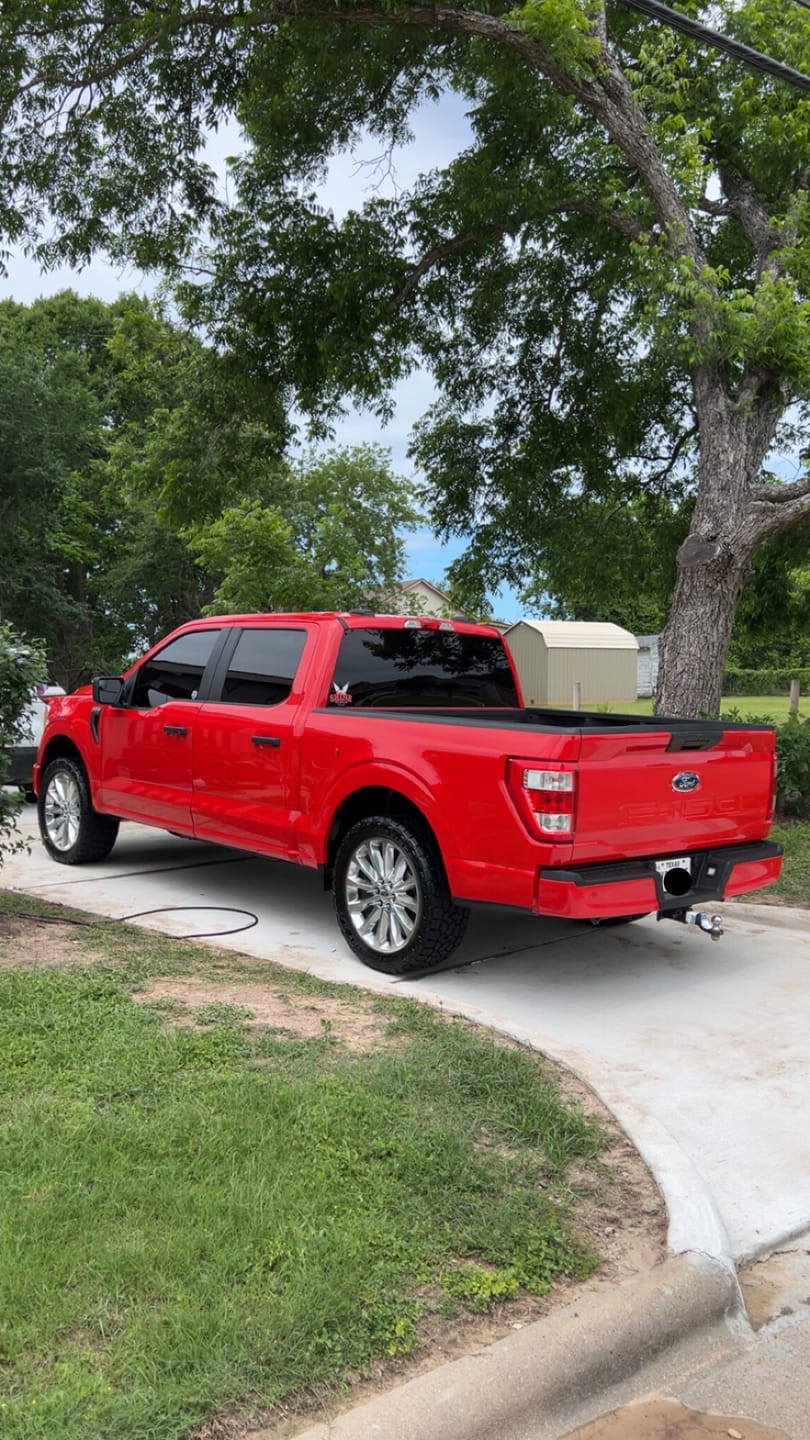 Customer photo review of Shine Supply Decal Red 6"