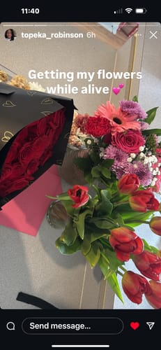 Customer photo review of Red Rose Bouquet - Mother's Day