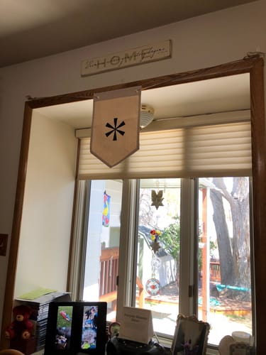 Customer photo review of Asterisk Banner
