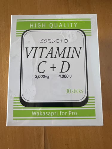 Customer photo review of ビタミンC+D -Wakasapri for Pro.