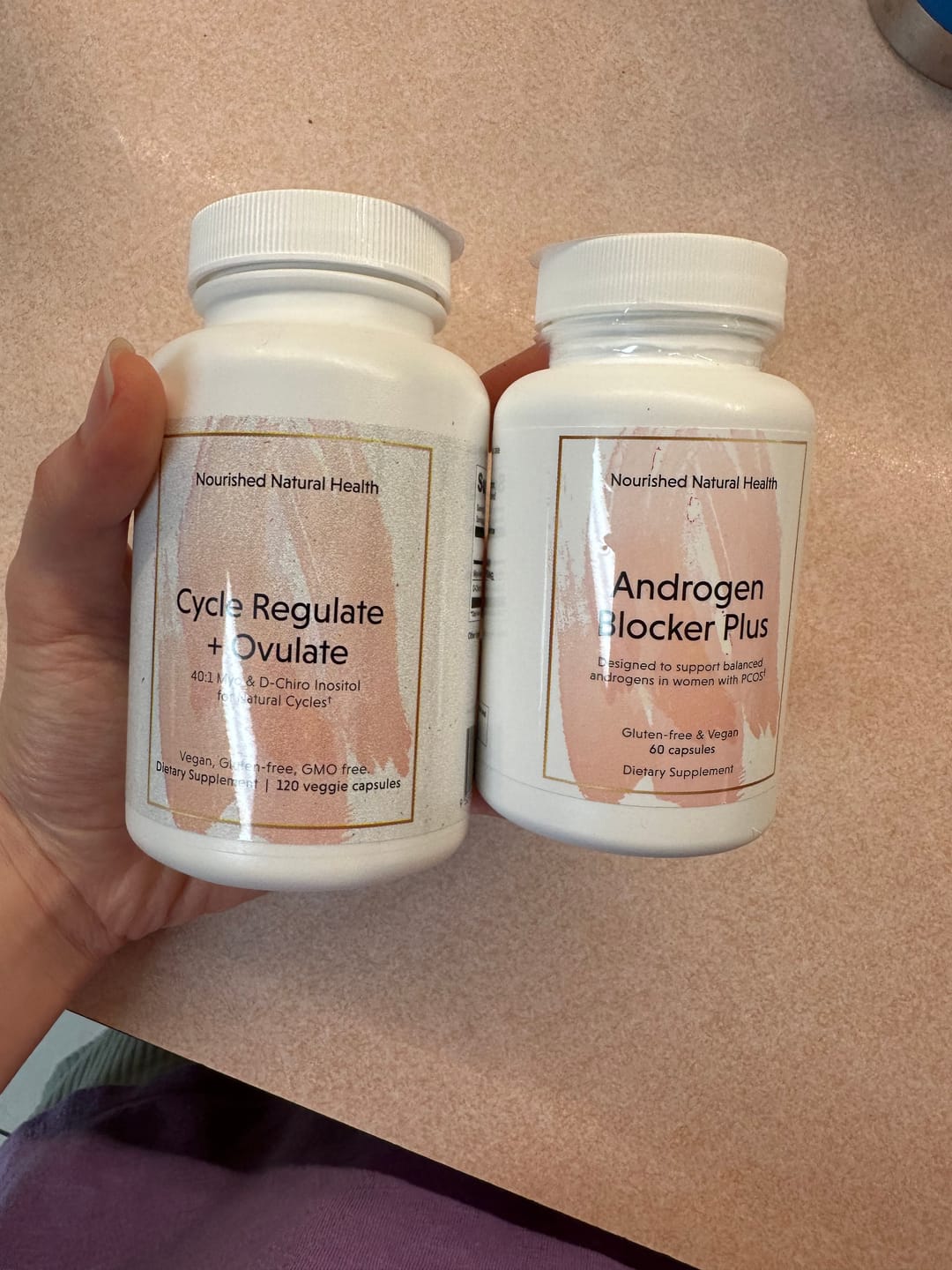 Customer photo review of Unwanted Hair & Skin Balance Bundle