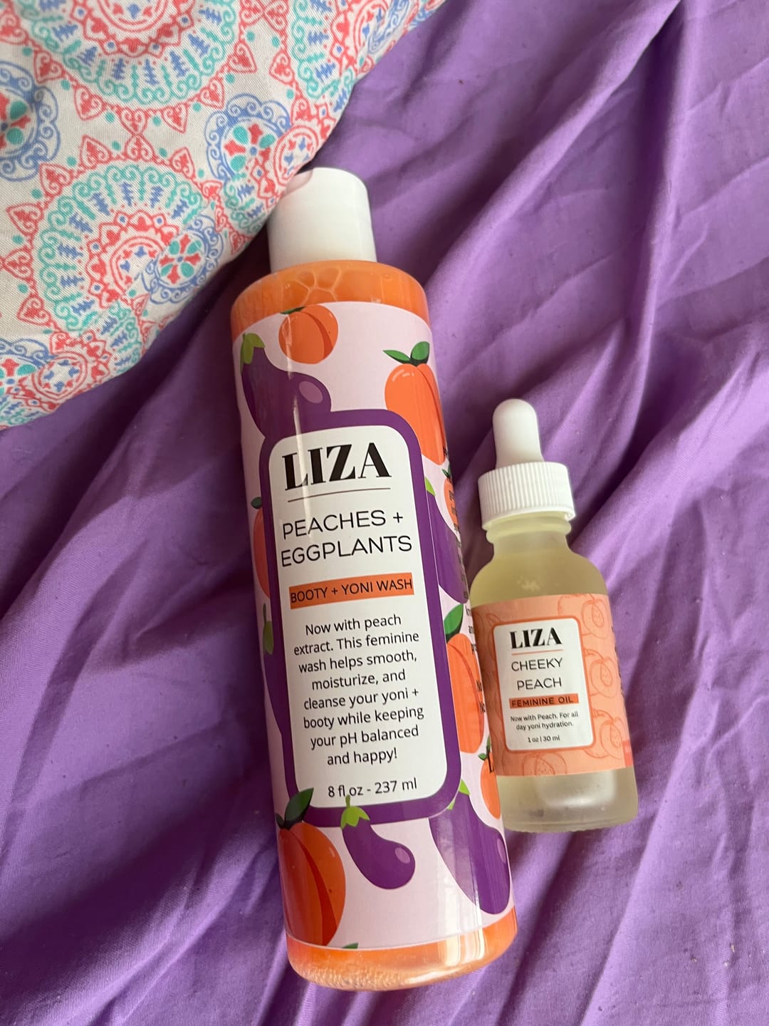 Customer photo review of Peach Booty + Yoni Wash