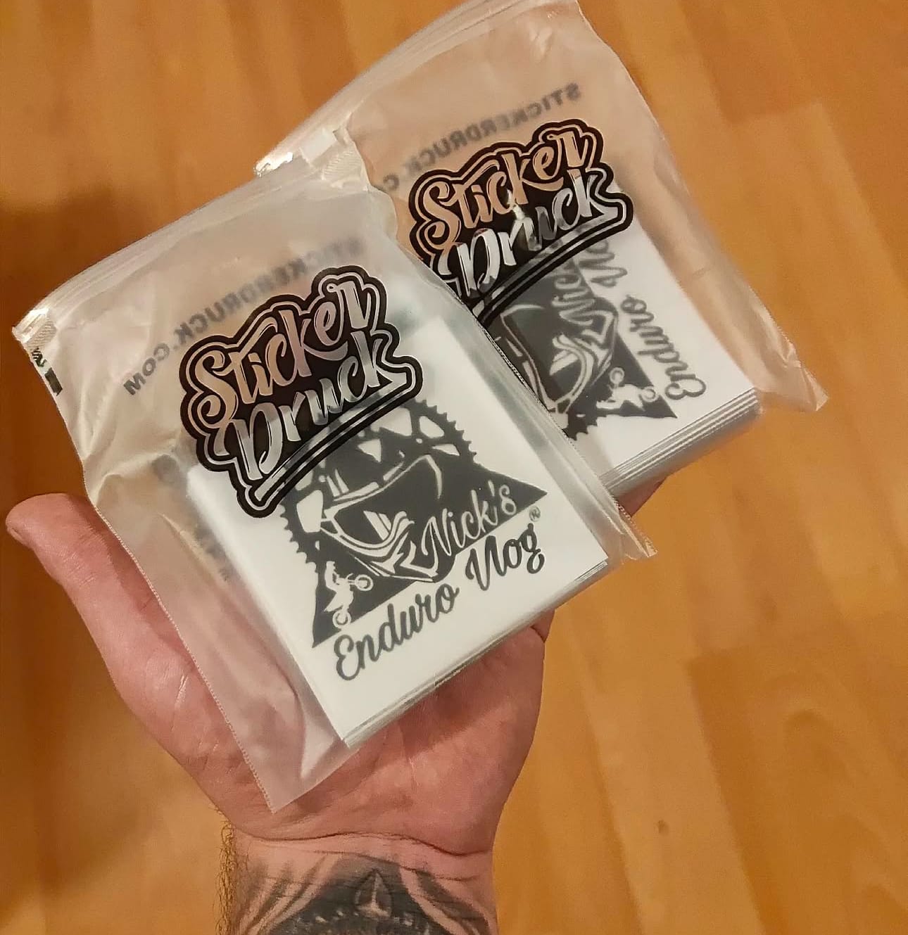 Customer photo review of Personalisierte Sticker