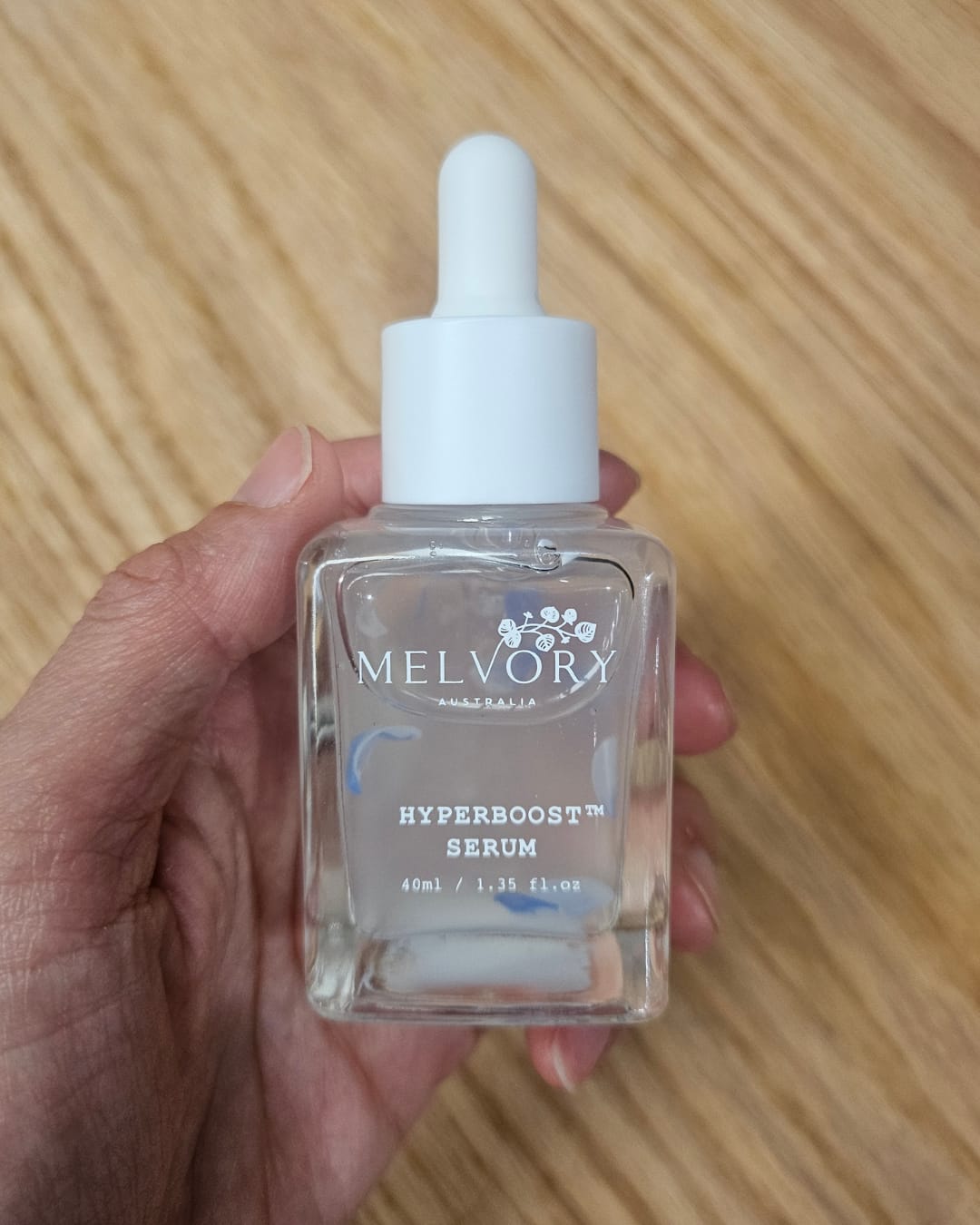Customer photo review of Hyaluronic HyperBoost Serum