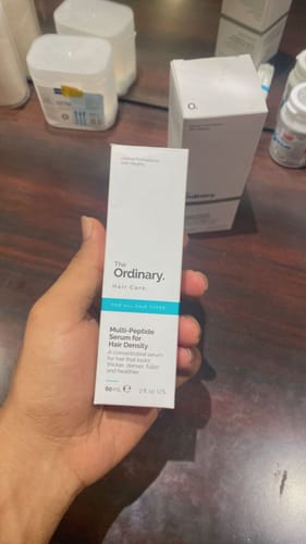 Customer photo review of سيرم تكثيف الشعر من ذا اورديناري - 60مل