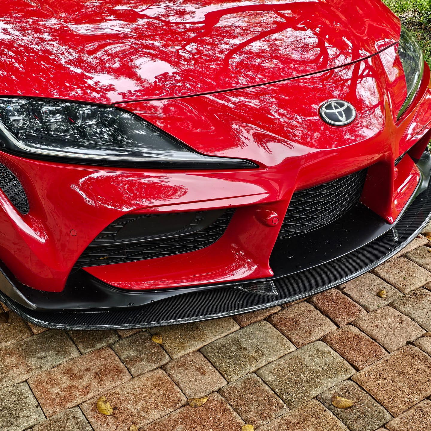 Customer photo review of 2020-Up Toyota Supra A90 Artisan Spirit Front Splitter Lip