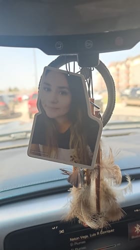 Customer photo review of Custom Car Air Freshener