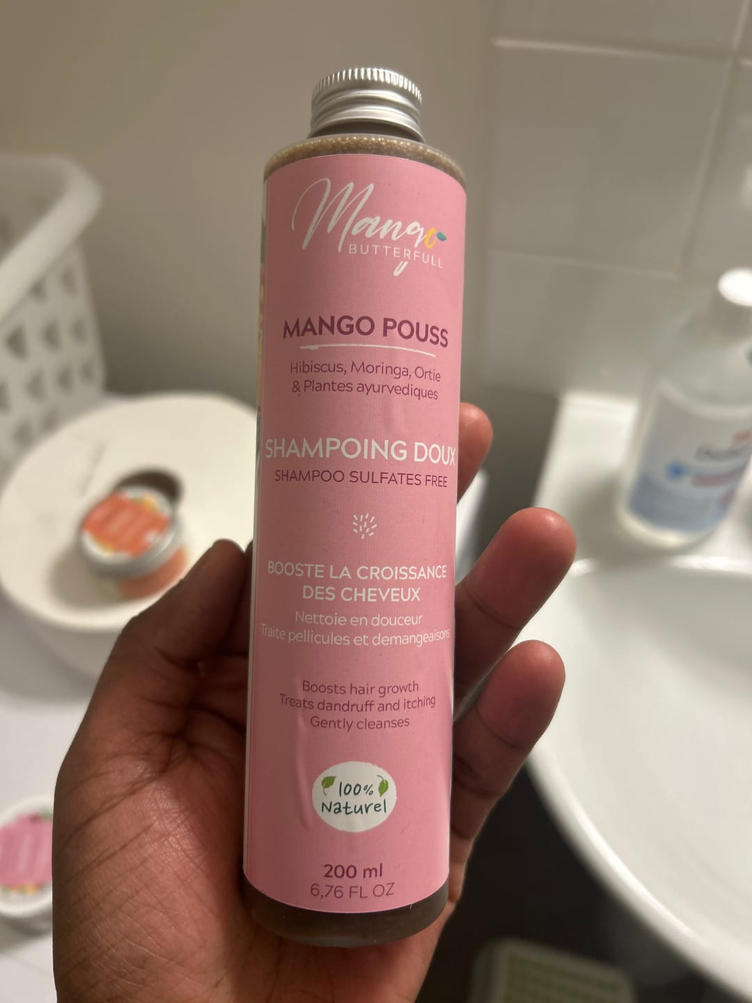 Customer photo review of Shampoing Doux POUSS