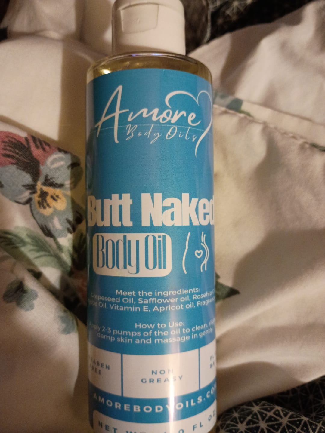 Customer photo review of Butt Naked - Body Oil