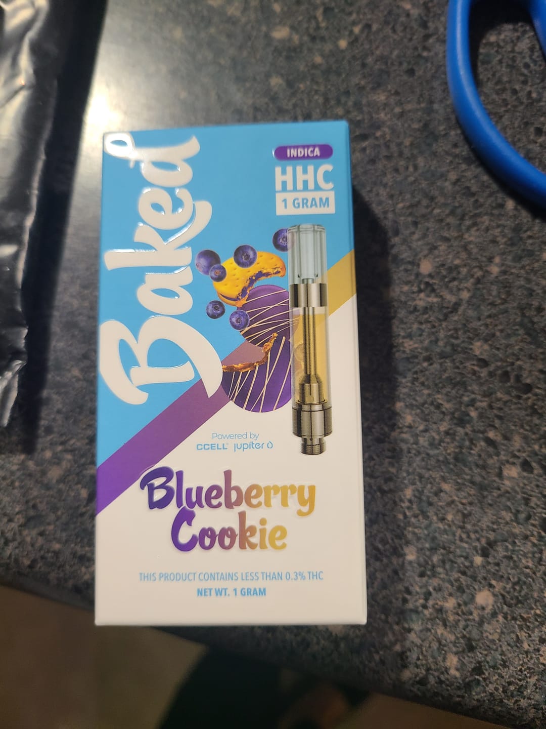 Customer photo review of Baked 1 Gram HHC Cartridge (Easy Add to Cart)