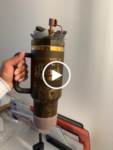 Customer video review of 4th Anniversary "It's a Beautiful Day to be a Black Woman" 40oz Insulated Tumbler