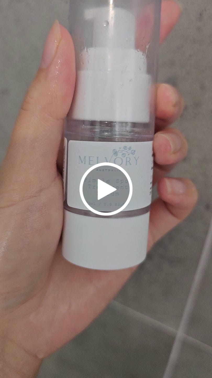 Customer video review of Pimple Spot Treatment Serum