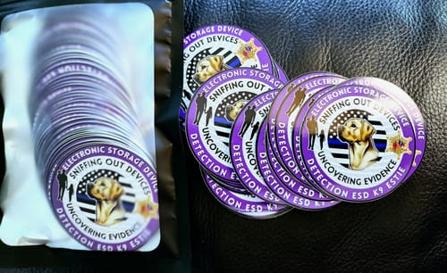 Customer photo review of Print Custom Stickers