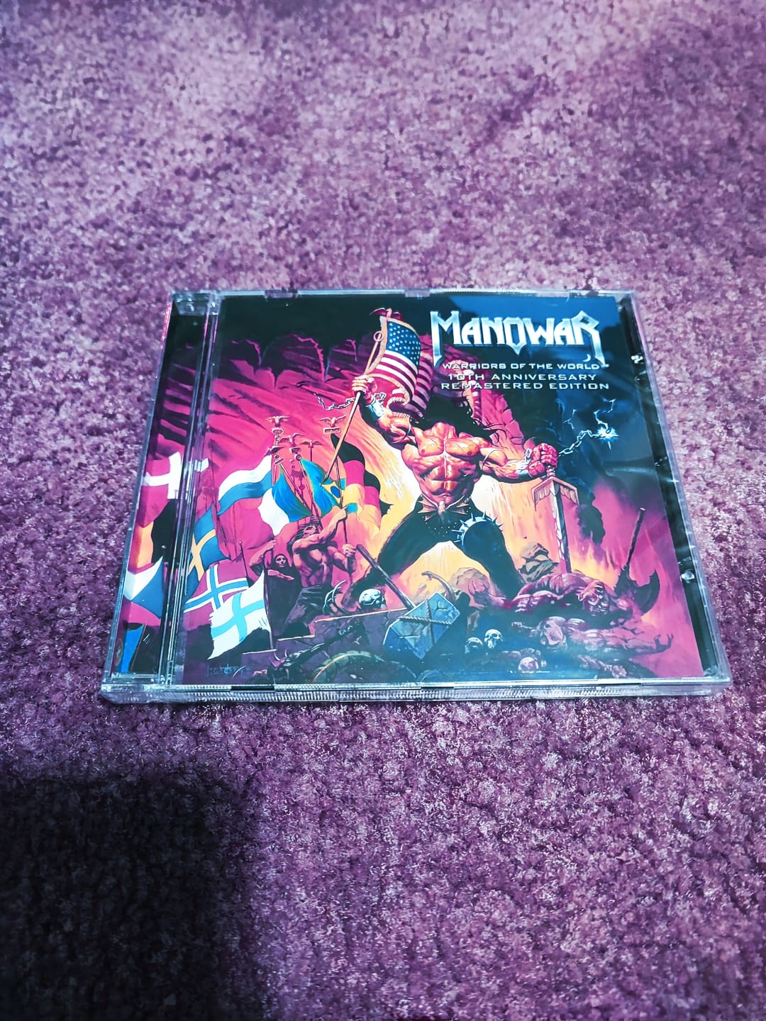 Customer photo review of Manowar CD Warriors Of The World 10th Anniversary Remastered Edition