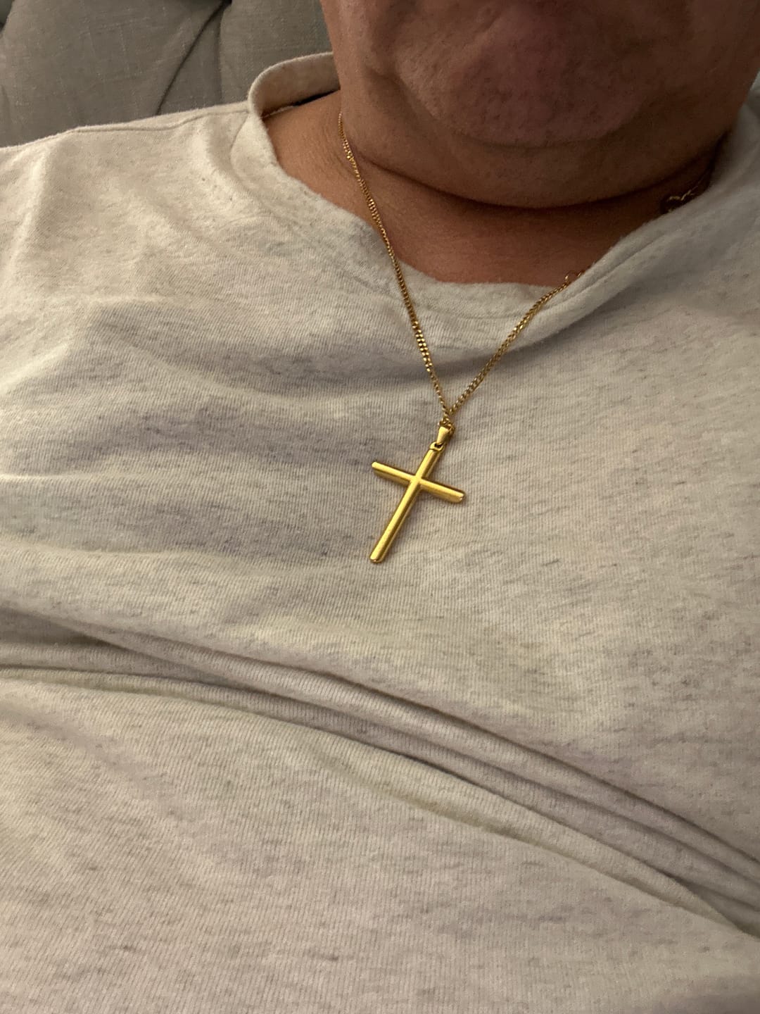 Customer photo review of Collar Eternity SS316L Elect. Oro 18k