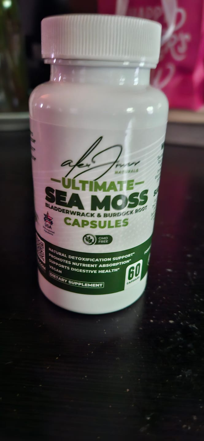 Customer photo review of Ultimate Seamoss Capsules With Bladderwrack & Burdock Root