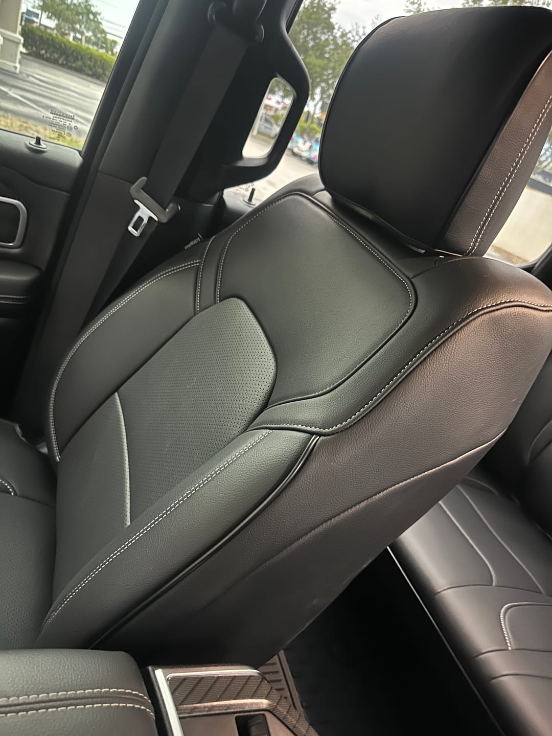 Customer photo review of 2019+ Dodge Ram 1500 Premium Custom Leather Seat Covers