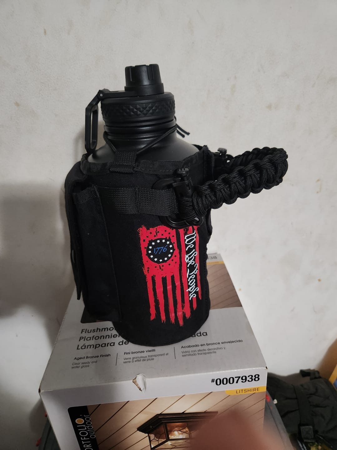 Customer photo review of Battle Bottle Sleeves - 64oz