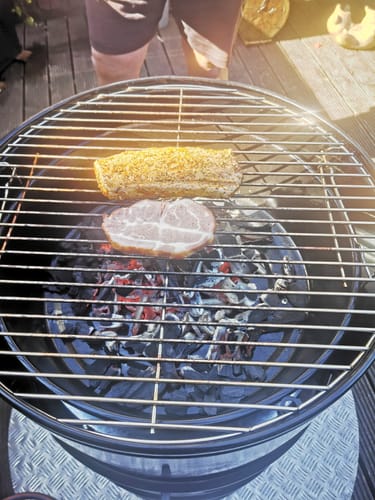 Customer photo review of 4Grill Oil Barrel Barbecue