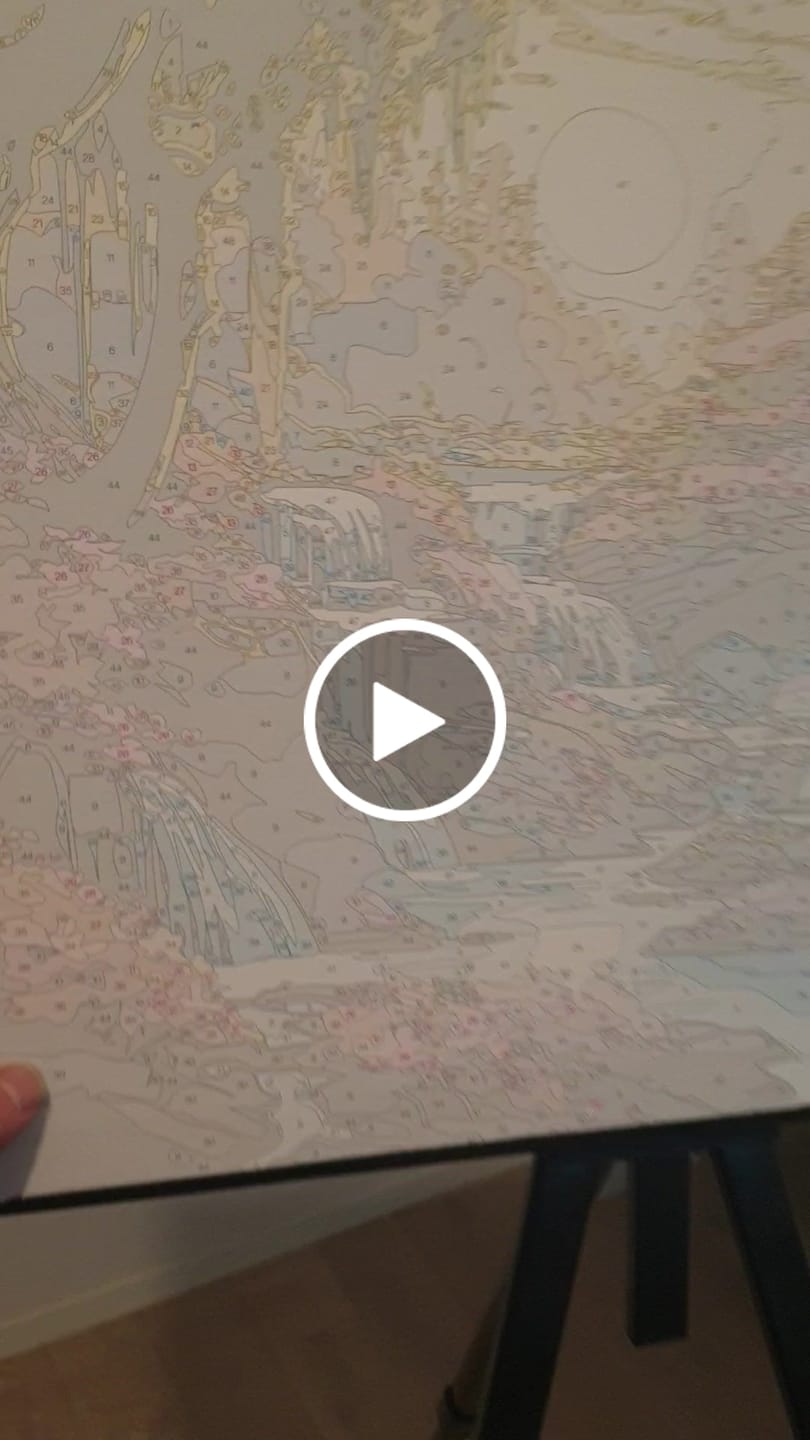 Customer video review of Adjustable Aluminum Easel