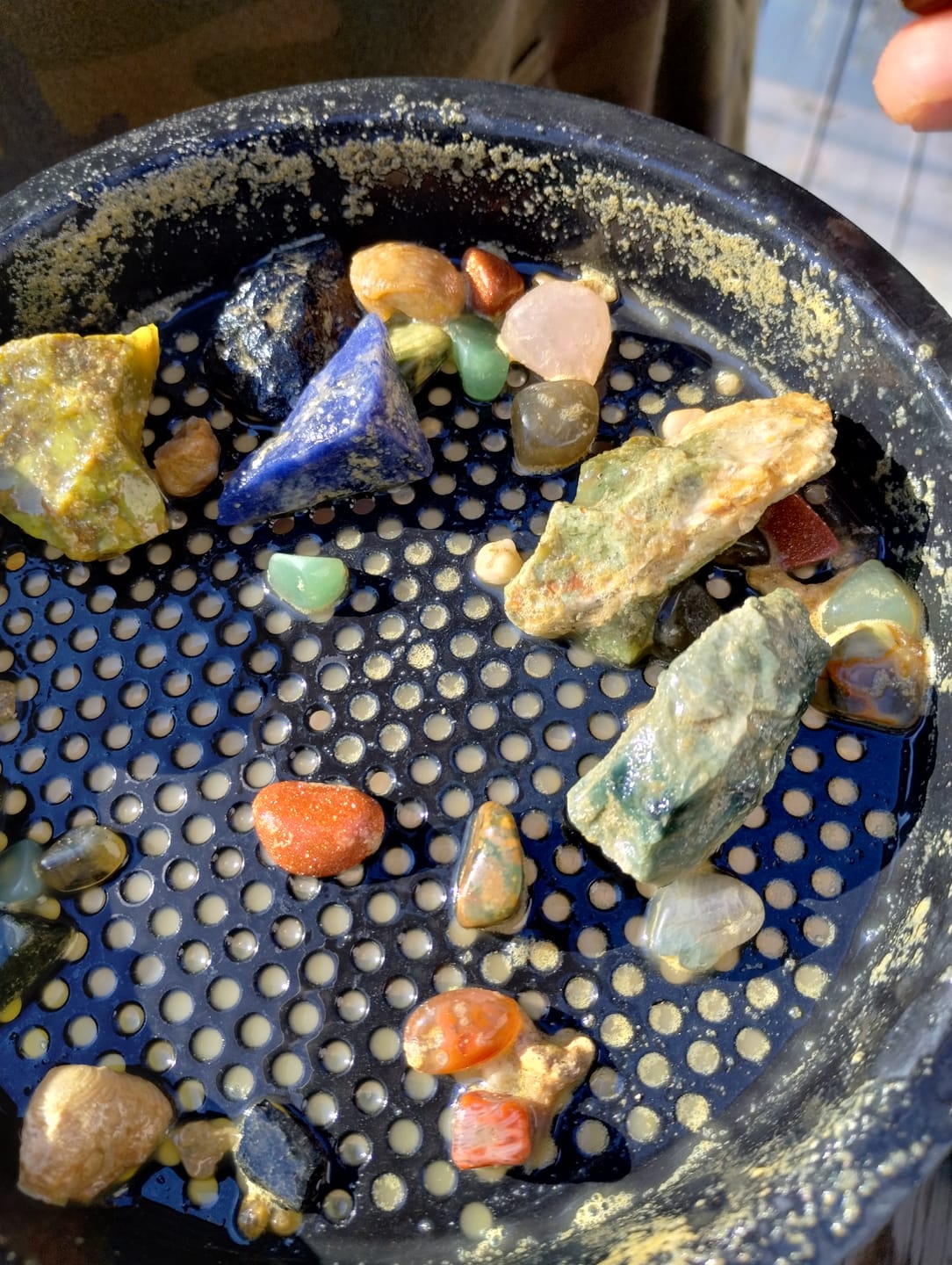 Customer photo review of Scoop of Tumbled Stones
