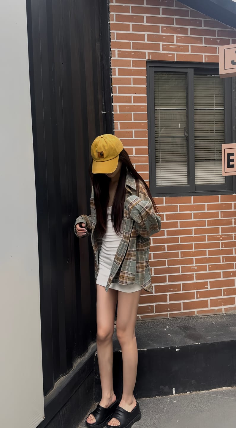 Customer photo review of WARDEN EDGE Oversized Plaid Shirt