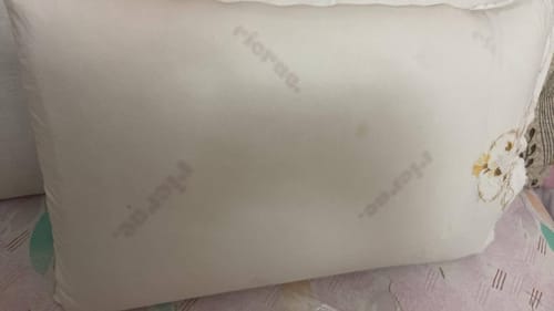 Customer photo review of Cooling Memory Foam Gel Pillow- Soft