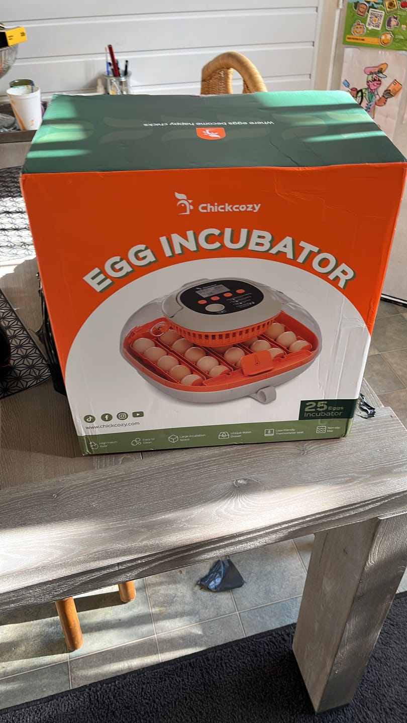 Customer photo review of Egg Incubator -25 Egg Capacity