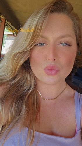 Customer photo review of Moon Chain Necklace