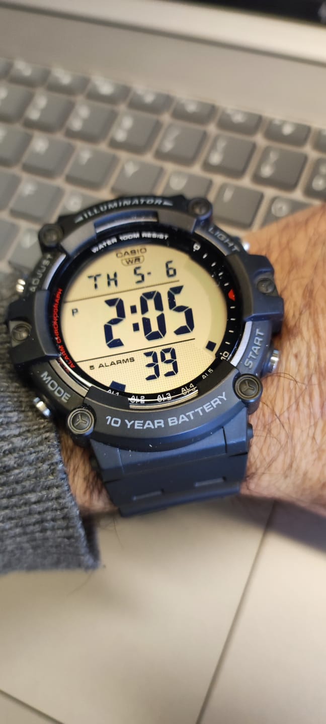 Customer photo review of Reloj Casio Vintage AE-1500WH-1AVDF Negro