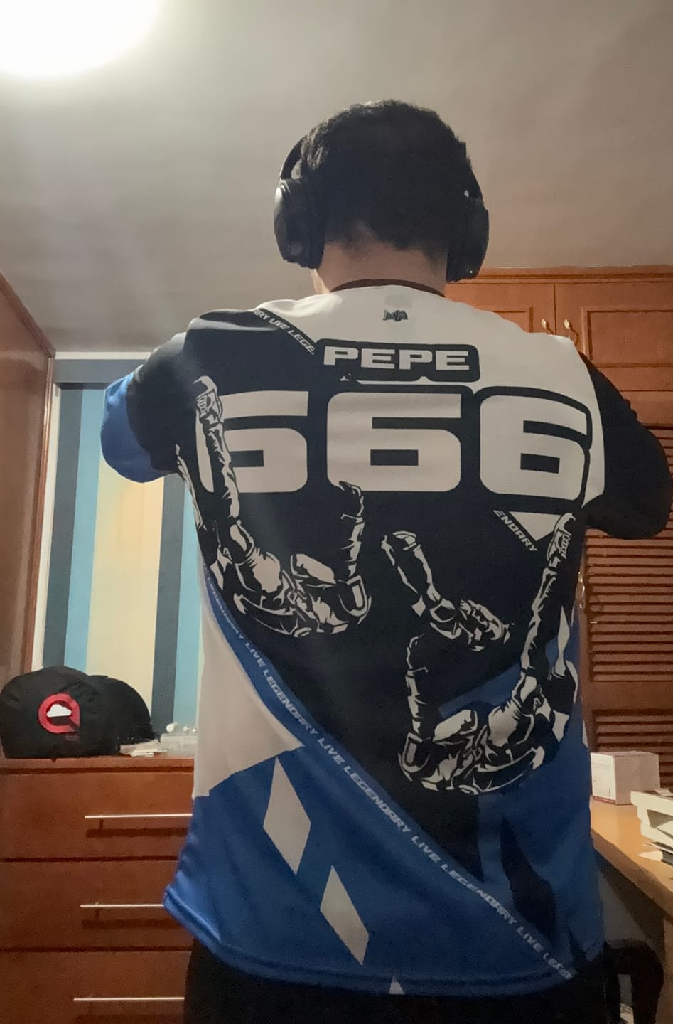 Customer photo review of Die Epic Skydiving Custom Long Sleeve Jersey